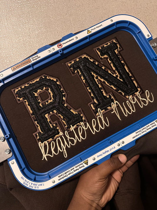 Double Applique Crewneck