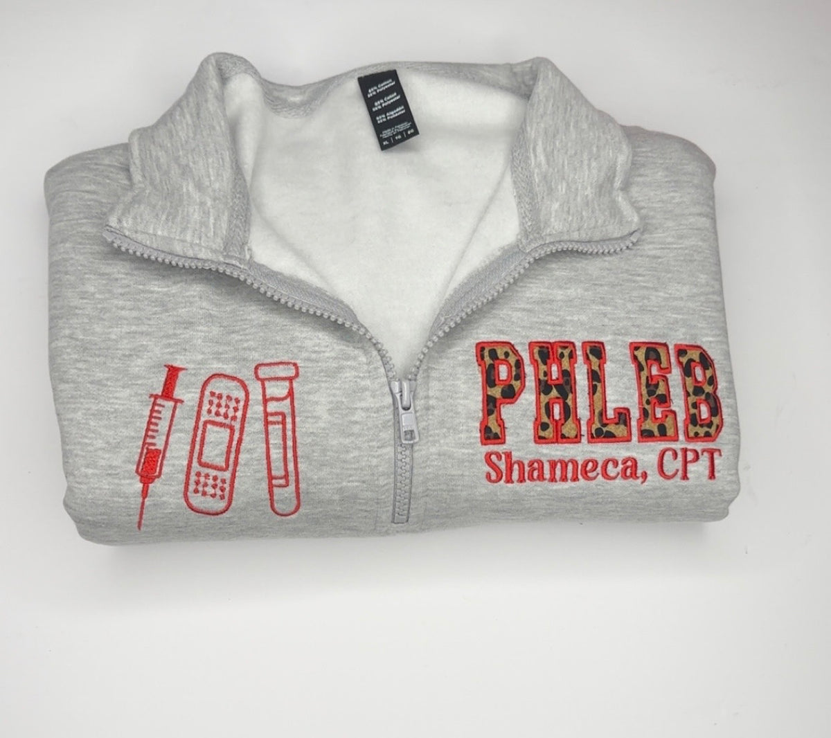 Phlebotomist Pocket Quarter Zip