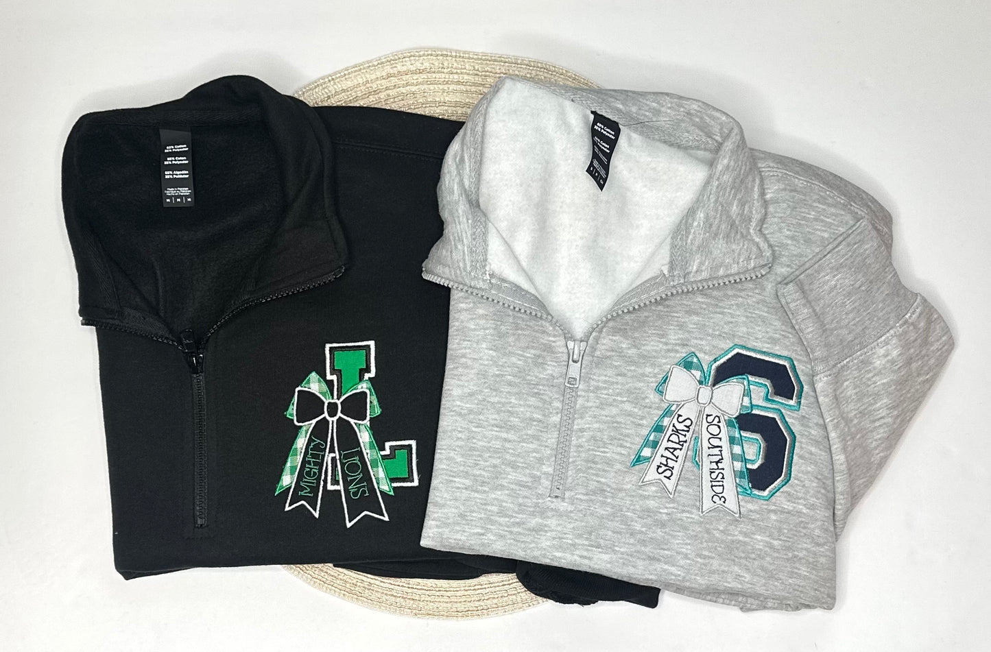 Varsity Bow Pocket Quarter Zip