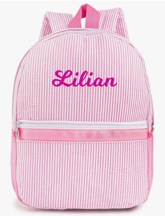 Seersucker Backpack