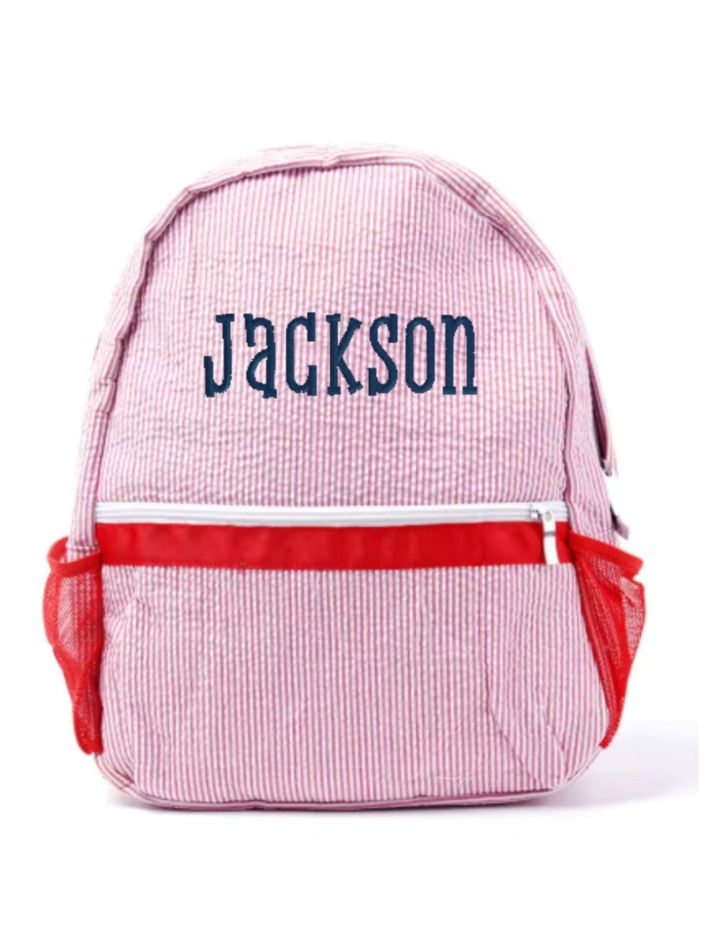 Seersucker Backpack