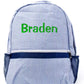 Seersucker Backpack