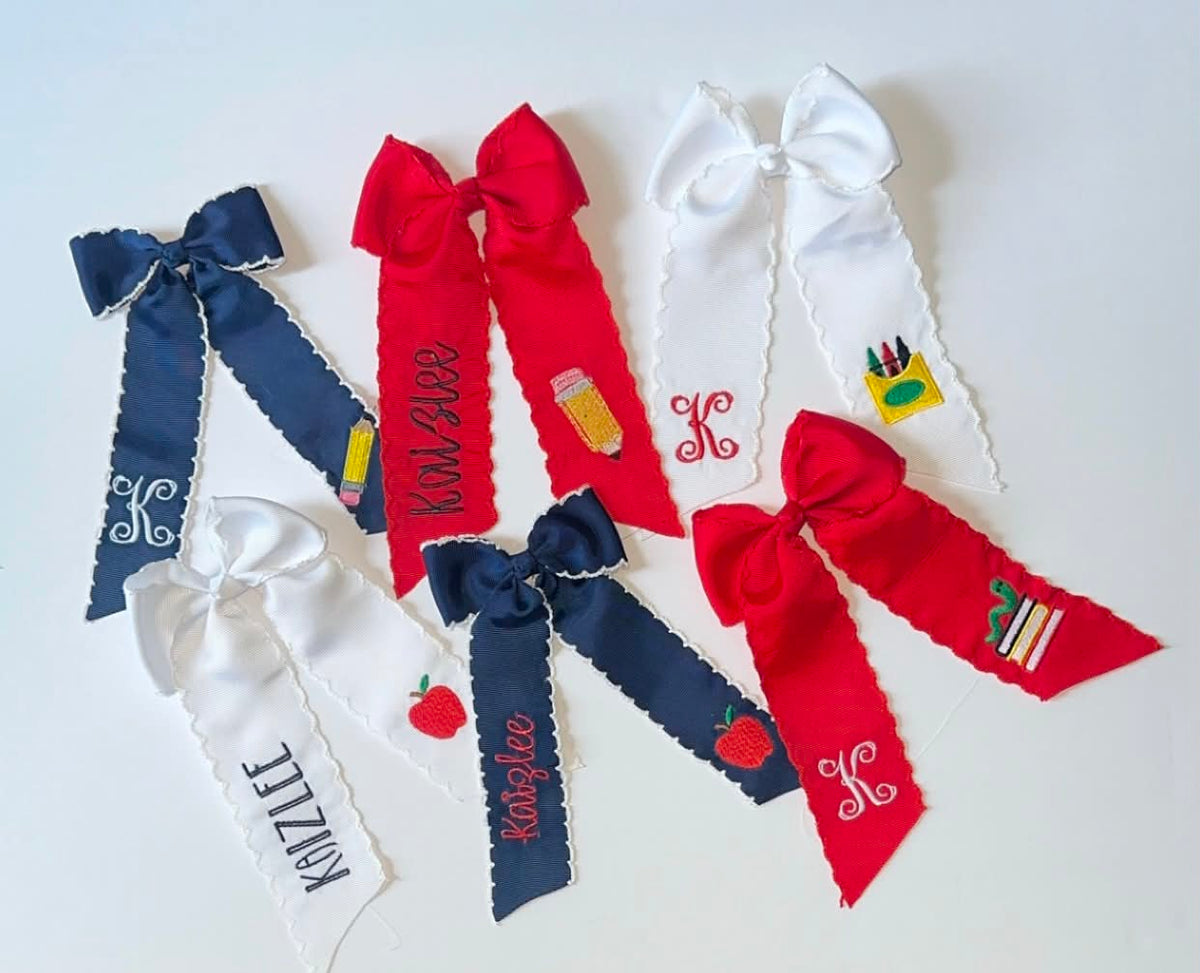 Personalized Hair Bows